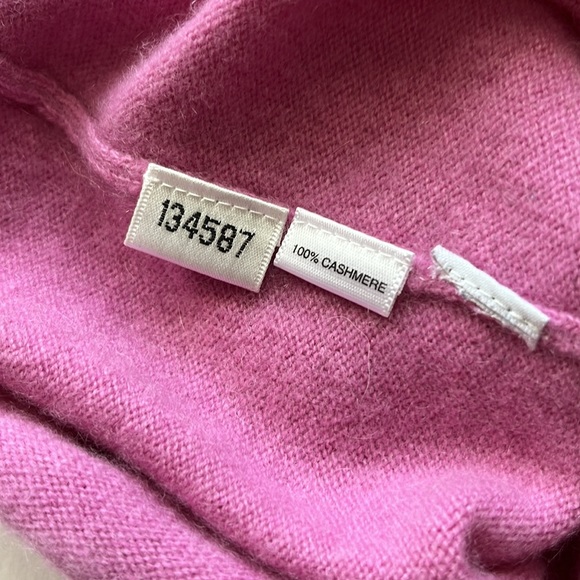 Ann Taylor Pink Cashmere Sweater Medium Petites - Picture 8 of 13